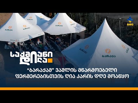 “ბარაქამ” ვაშლის მწარმოებელი ფერმერებისთვის ღია კარის დღე მოაწყო