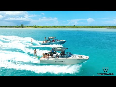 Wakesurfing Adventure in Turks & Caicos | 4k Drone
