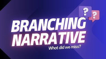 Branching Narrative, XR UX Designer REACTS to a GDC talk / XR UX Labs