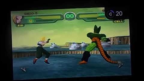 Dragon Ball Z Budokai(Gamecube)-Android 18 vs Cell III