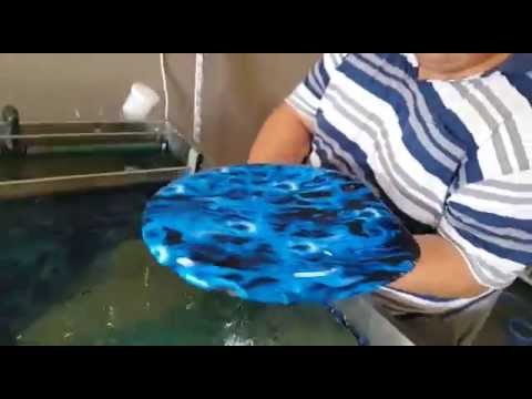 Hydro Dip Kit Small Blue Flame Skulls - YouTube