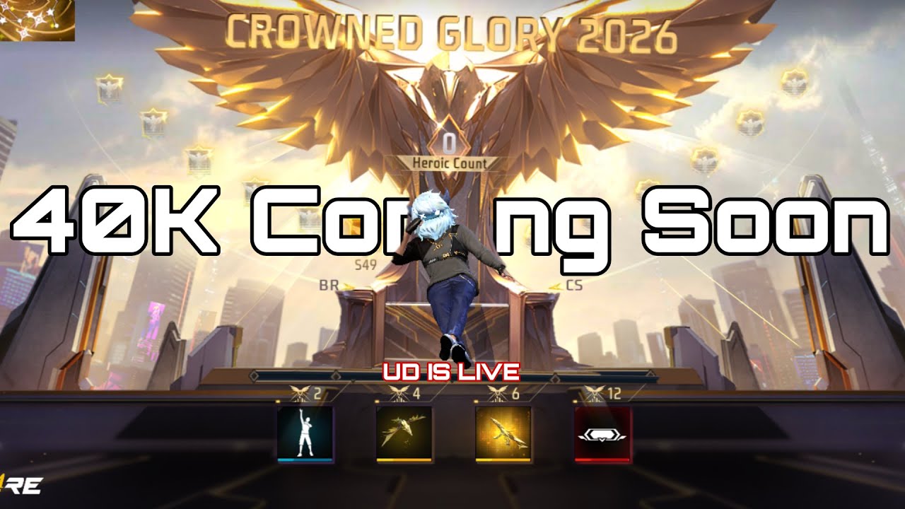 CS AND BR RANK PUSH FREE FIRER LIVE STREAM TODAY  || UD IS LIVE