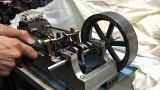 Muncaster Joys Valve Gear Engine First Run