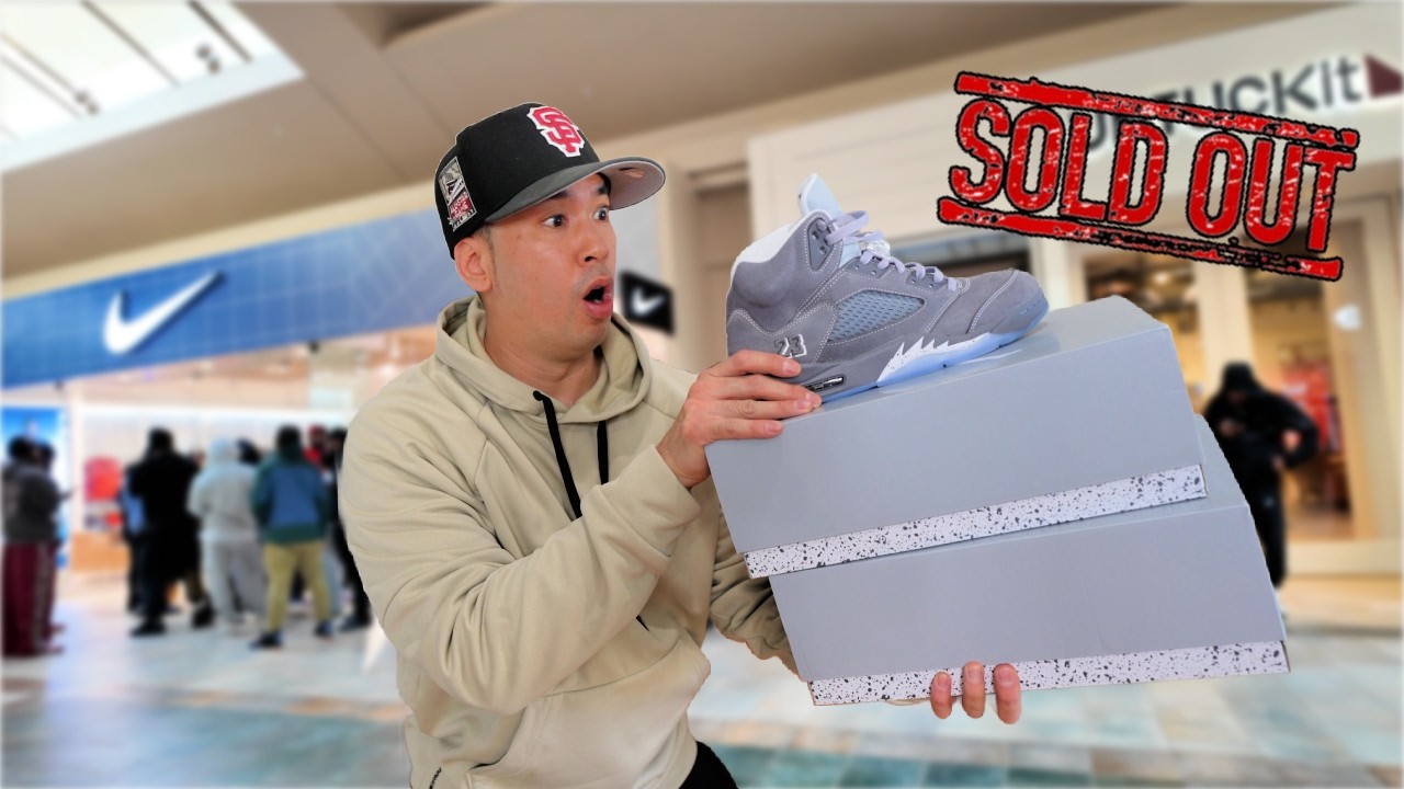RELEASE MADNESS CRAZY LINES JORDAN 5 WOLF GREY PICK UP VLOG