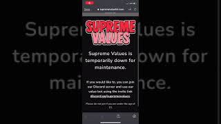 SUPREME VALUES?