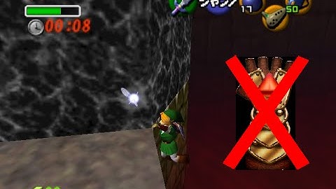 [TAS] TLoZ - Ocarina of Time - Fire Trial Without Gold Gauntlets with 3 hearts !