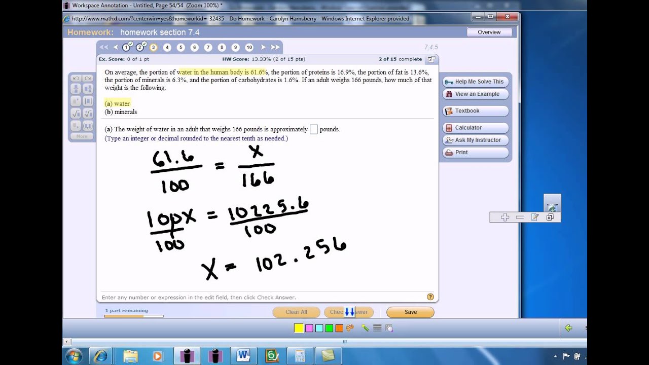 Sec 7.4 Problem 3 - YouTube