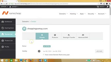 Updating Domain Name Servers(DNS) in Namecheap.com