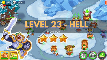King of Defense 2: Level 23 HELL / GAMEPLAY  / GUIDE / WALKTHROUGH