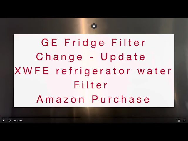 How to Remove a Water Filter from a Ge Refrigerator: Quick & Easy Steps
