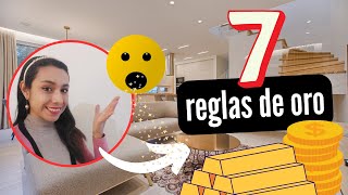 DISEÑO DE INTERIORES. 7 reglas de oro indispensables.