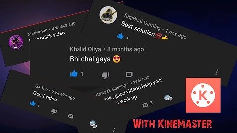 How to Put Pop Up Comments on Video with KineMaster | Android | MistaTech | Hindi / Urdu