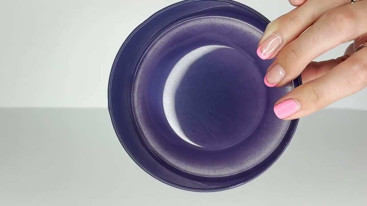 MATTE PURPLE GLASS CANDLE BOWL 350ML