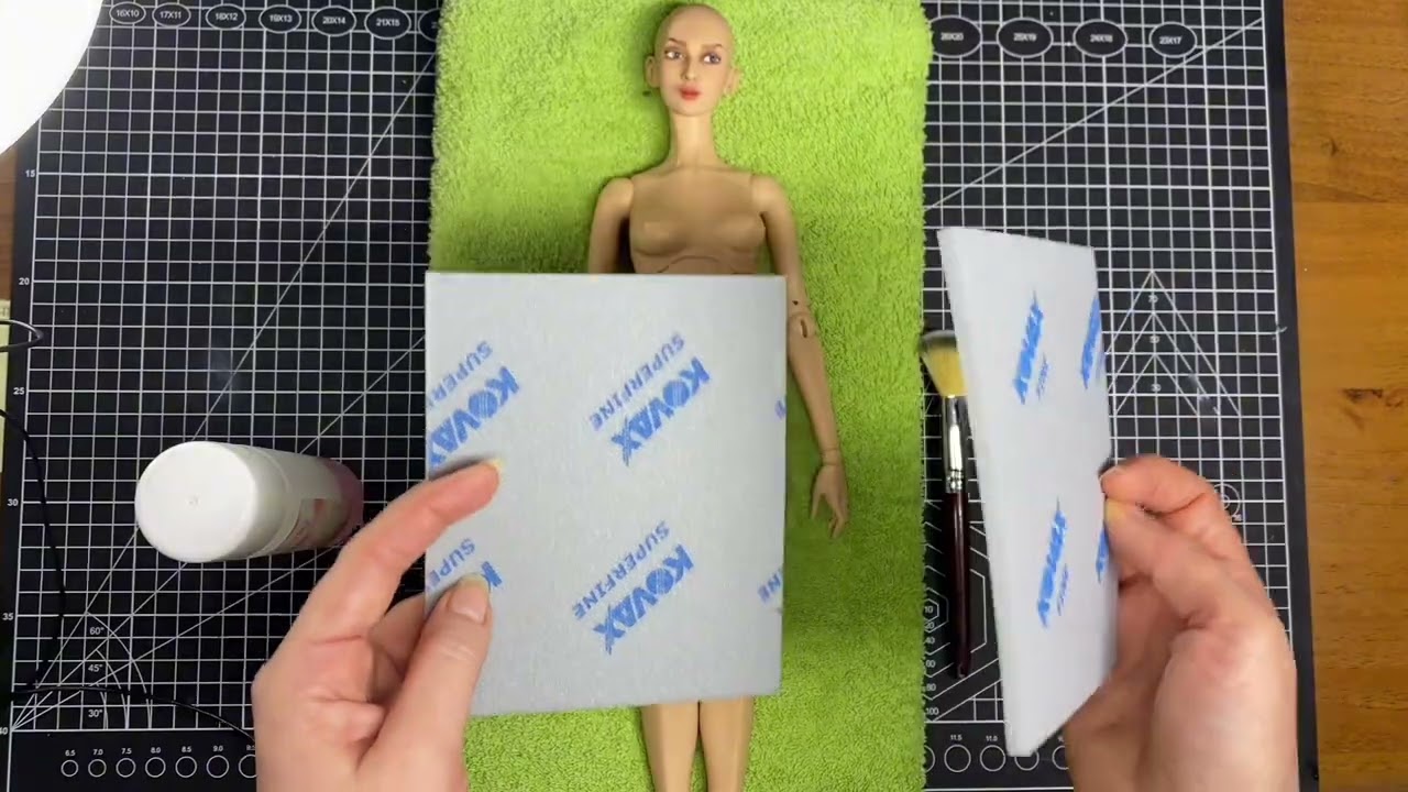 Как убрать глянец с бжд куклы.