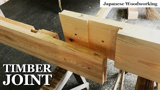 Japanese woodworking  Making a Timber Joint by Hand