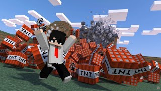 minecraft tnt village