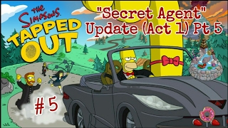 The Simpsons: Tapped Out [135] "Secret Agents" Update (2017) Pt 5 {Screamapillar Pond} screenshot 4