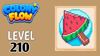 Colony Flow! Level 210 Walkthrough Solution