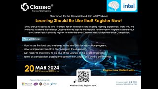 Launching The Innovative Teacher Competition by Classera and Intel