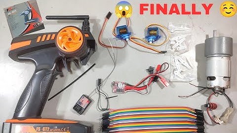 Unboxing l Flysky FS GT2 Reciever & Transmitter l ESC l Servo Motor l 12v Gear Motor l CRAFTED RC