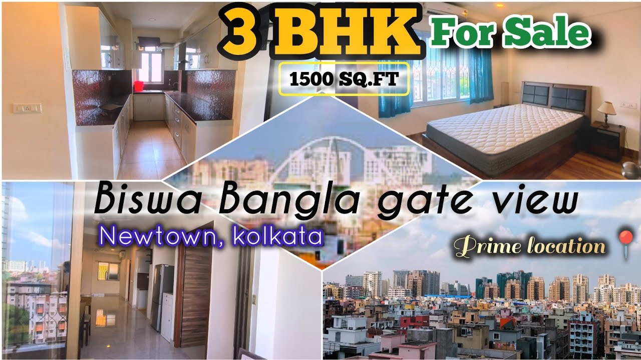 3BHK Flat for Sale in Newtown Action Area 1 | Near Biswabangla Gate | 1500 Sqft Semi Furnished