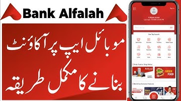 How to open alfalah bank account | alfalah create account asan digital