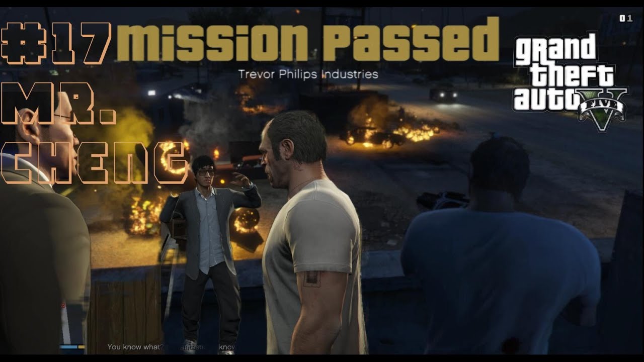 GTA 5 Mission #17 TREVOR PHILIPS INDUSTRIES #MR CHENG gameplay 2024 4K ...
