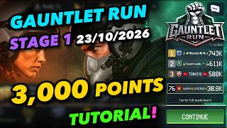 Full Gauntlet Run Stage 1 – Season 23/10/2026 | 3,000+ Points Tutorial 🔥 War Drone Guide