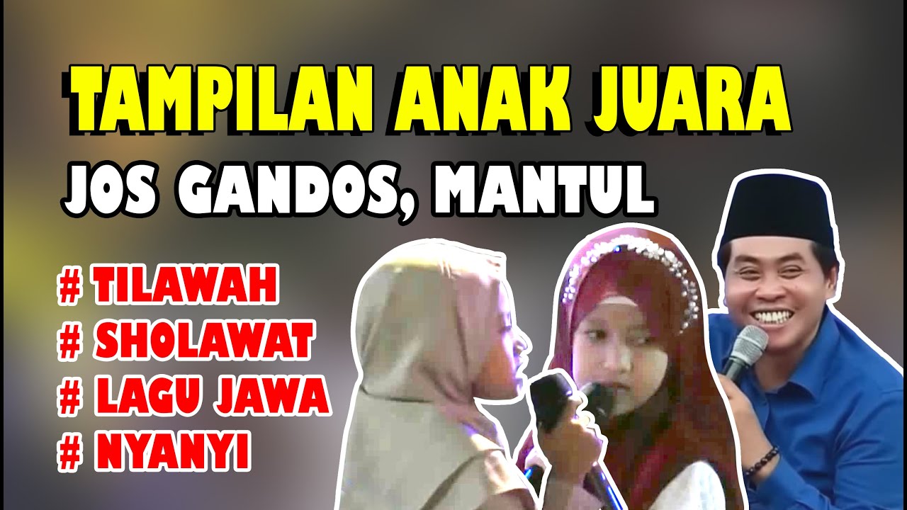 dahsyatnya anak juara tilwah, qori, sholawat, nyanyi di pengajian kh. anwar zahid