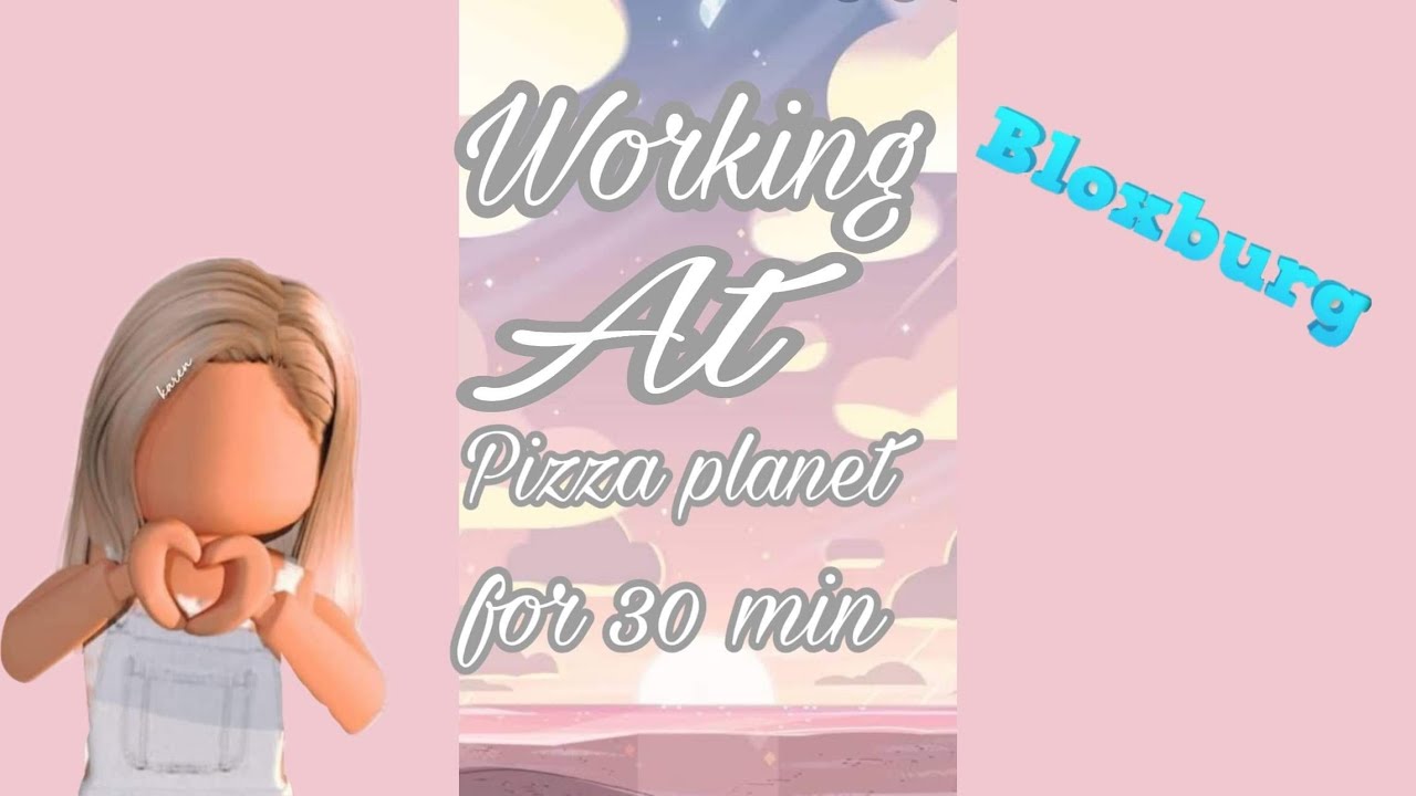 Working at pizza planet for 30 minutes + bloxburg give away.. |ROBLOX ...