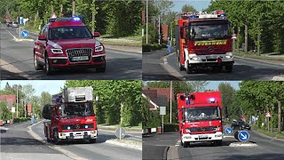 KDOW + HTLF + DLK(a.D) + LF 20 + GW A Freiwillige Feuerwehr Norden