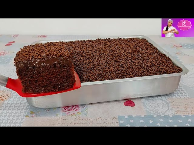 Receita deliciosa bolo de chocolate simples e facil; sem batedeira e sem  liquidificador – Metro World News Brasil