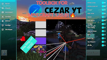 🔥 CezarClient *MOST OP* Toolbox For Minecraft 1.20.81 | Infinite Premium | CezarClient #hack #mcpe 🤩