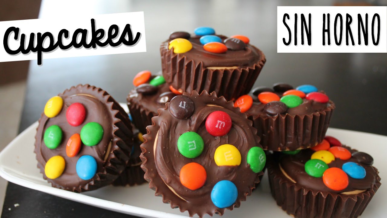 Cupcakes Sin Horno y 5 Ingredientes | RebeO - YouTube