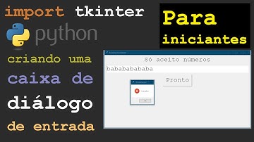 [Tkinter em Python] - caixa de diálogo de entrada
