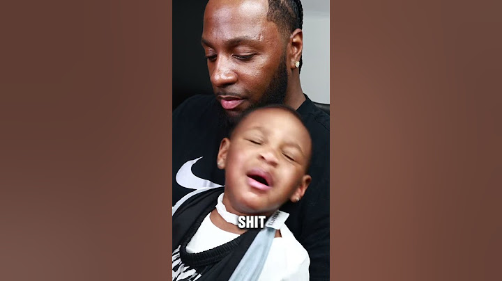 How did he do for his first haircut? #slyhuncho #transformation