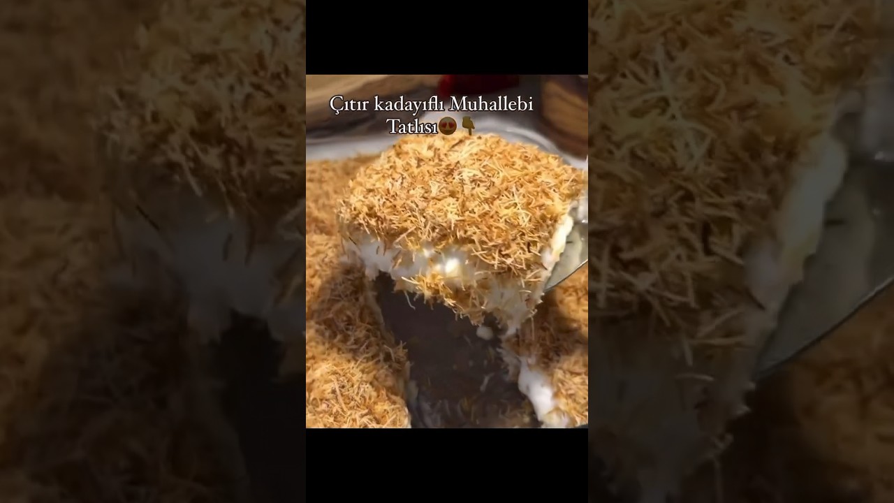 Hem muhallebi hem kadayıf keyfini bir arada yaşayın #pratiktarifler #yemektarifi #food