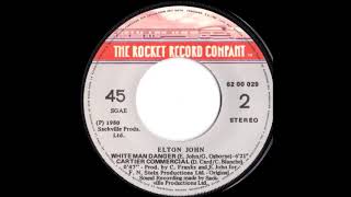 Elton John White Man Danger-Cartier Commercial 7" single