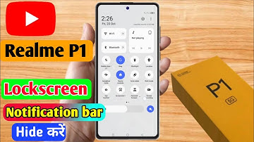 realme p1 lock screen notification panel hide, realme p1 notification bar off