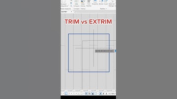 Autocad TRIM vs EXTRIM  ✅✅ #autocad #autocadshorts #autocadtutorial
