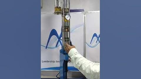 Working principle of a Mercury hydro pneumatic press