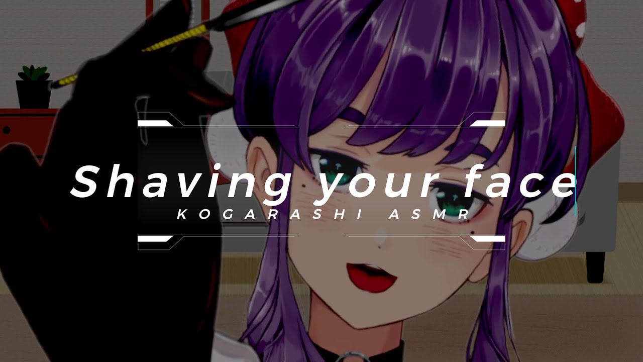 【ASMR】囁き声 顔の産毛処理専門ショップです♪ 顔剃り Shaving your face 【木枯ASMR】