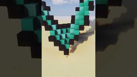 Epic ice dragon // falling block art 🎨👌 #shrots #minecraft