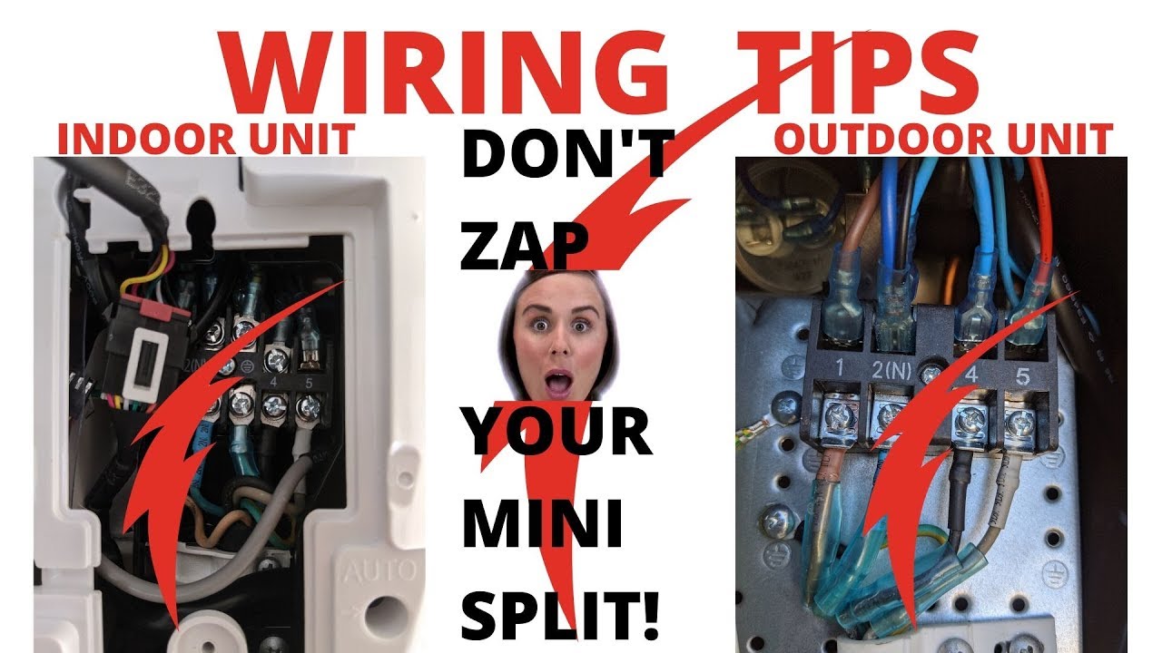 Mini Split DIY wiring tips to avoid damaging your ductless unit! - YouTube