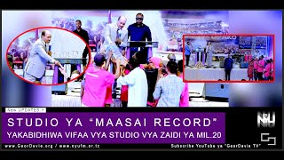 VIFAA VYA STUDIO ZAIDI YA MILIONI 20 KUKABIDHIWA KWA MASAI RECOD - GeorDavie TV