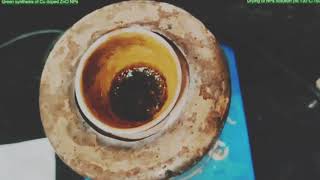 Synthesis of Green Cu Doped ZnO NPs, Nanoparticles chemistry practical, synthesis practical Synthesis of Green Cu Doped ZnO NPs, Nanoparticles chemistry practical, synthesis practical