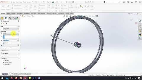 SolidWorks Beginner Tutorial | Model Bicycle wheel