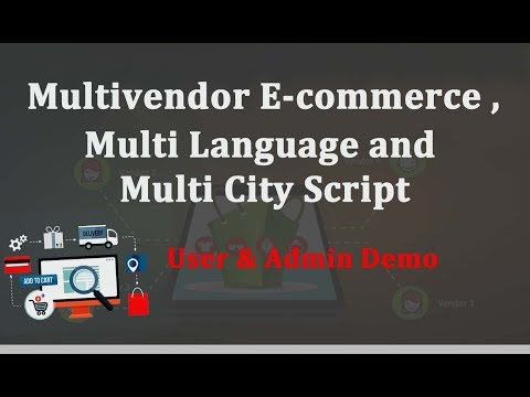 Multivendor Ecommerce Script - Readymade Multi City Ecommerce Script