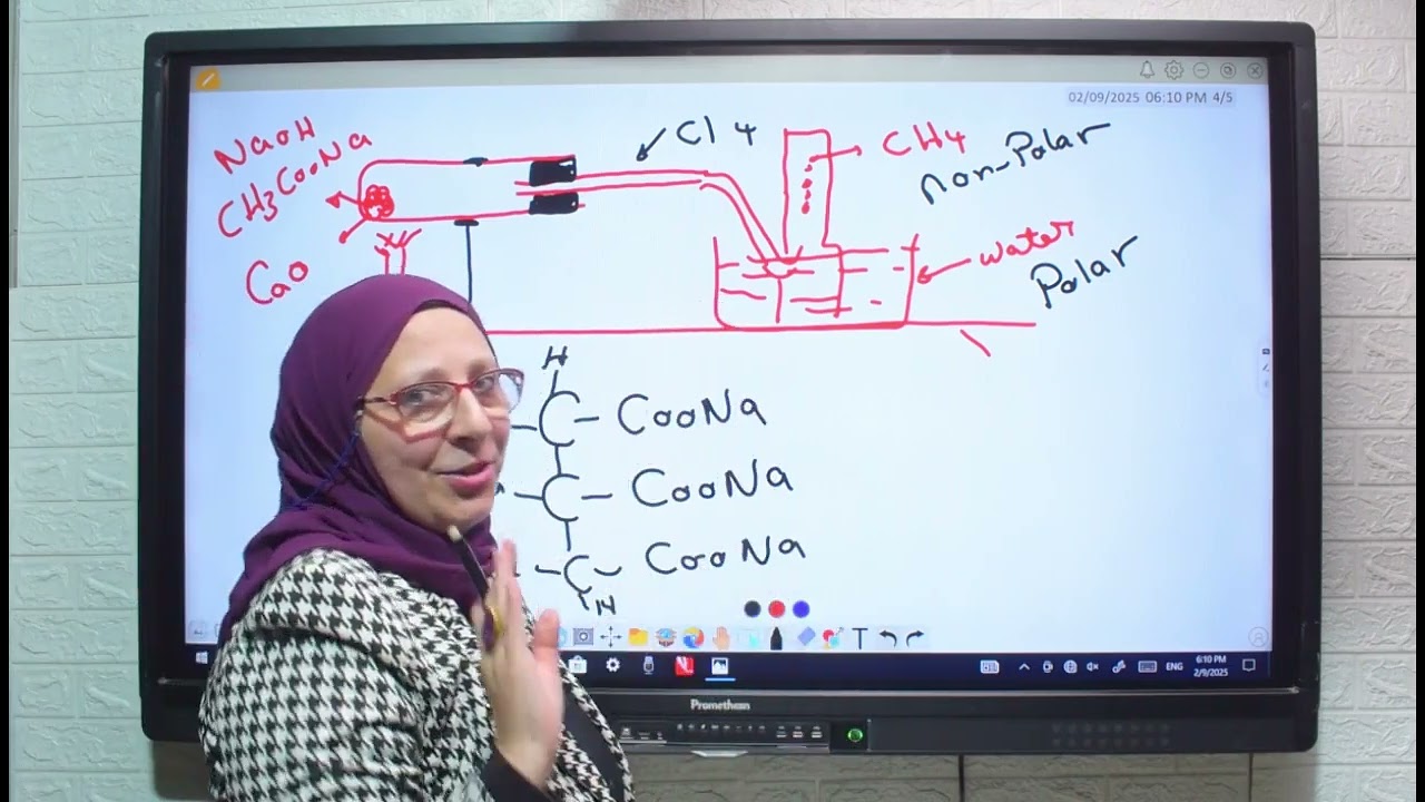 Lesson 3 (Methane) organic chemistry شرح منهج الكمياء العضويه الصف الثالث الثانوى لغات