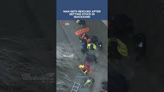 Man gets rescued a free getting stuck in quicksand in Utah #utah #quicksand #archesnationalpark